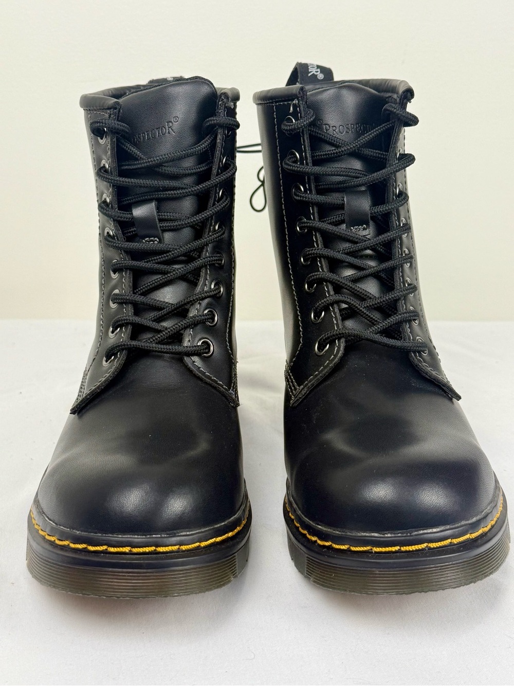Prospector Black Combat Boots Women’s Size 9 New - Picture 5 of 6